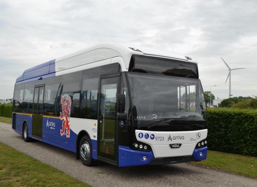 Arriva va déployer la plus grande flotte d’autobus régionaux électriques de VDL dans le Limbourg 