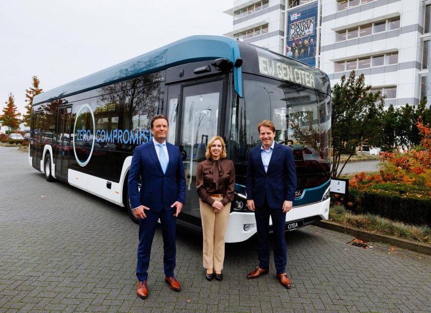 Poursuite de l'écologisation des transports publics par la province du Brabant septentrional et Arriva, avec 64 VDL Citea de nouvelle génération